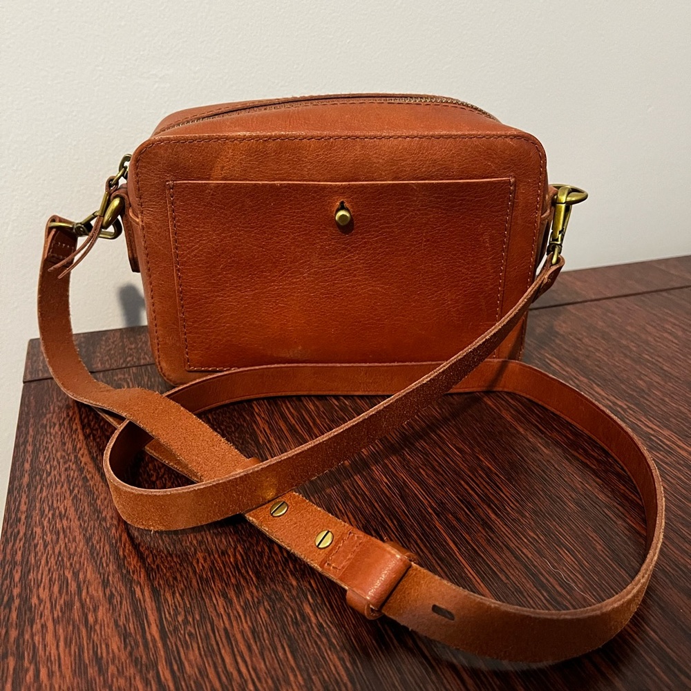 Madewell Leather Camera Crossbody